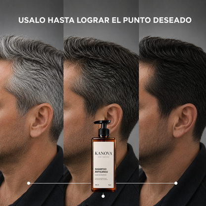 Kanova™  Shampoo cubre canas de forma gradual